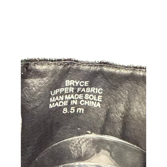 Jeffrey Campbell X LF Women's Boots Crushed Velvet Buckle Heel Black Bryce  8.5 - Picture 8 of 10